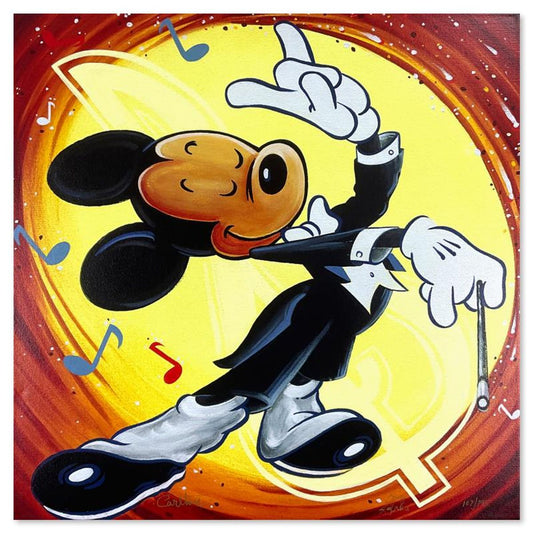 Trevor Carlton & Stephen Reis, "Maestro Mickey" Limited Edition on Gallery Wrapped Canvas from Disney Fine Art, Numbered and Hand Signed by both Artists with Letter of Authenticity