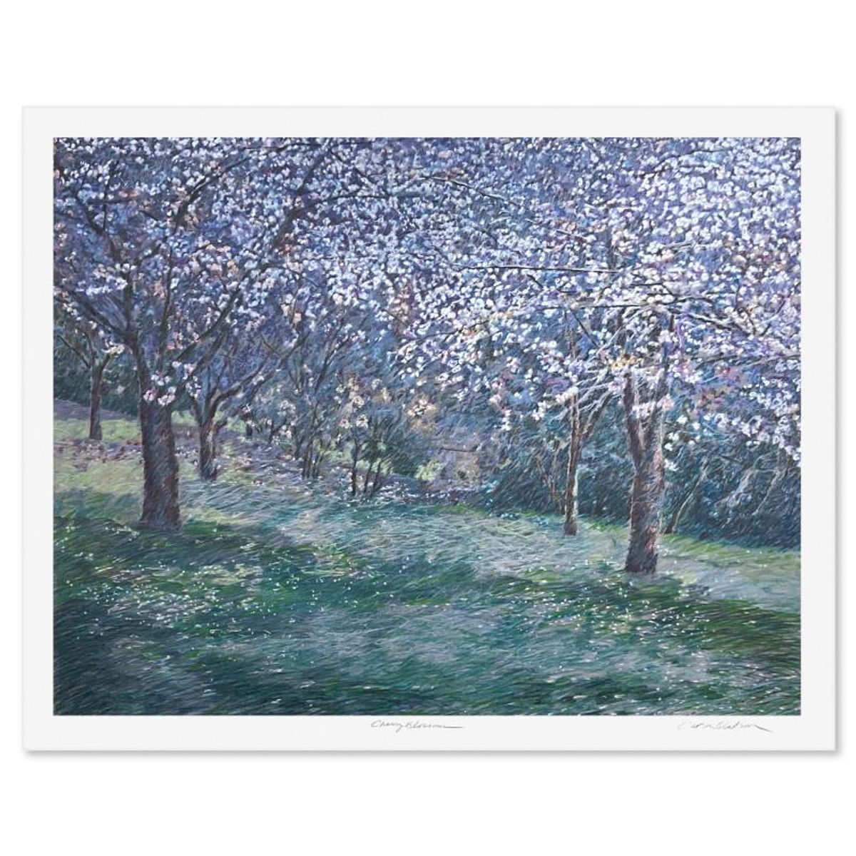 Carson Gladson (1940-2023), "Cherry Blossom" Limited Edition Printers Proof Serigraph, Numbered and Hand Signed with Letter of Authenticity
