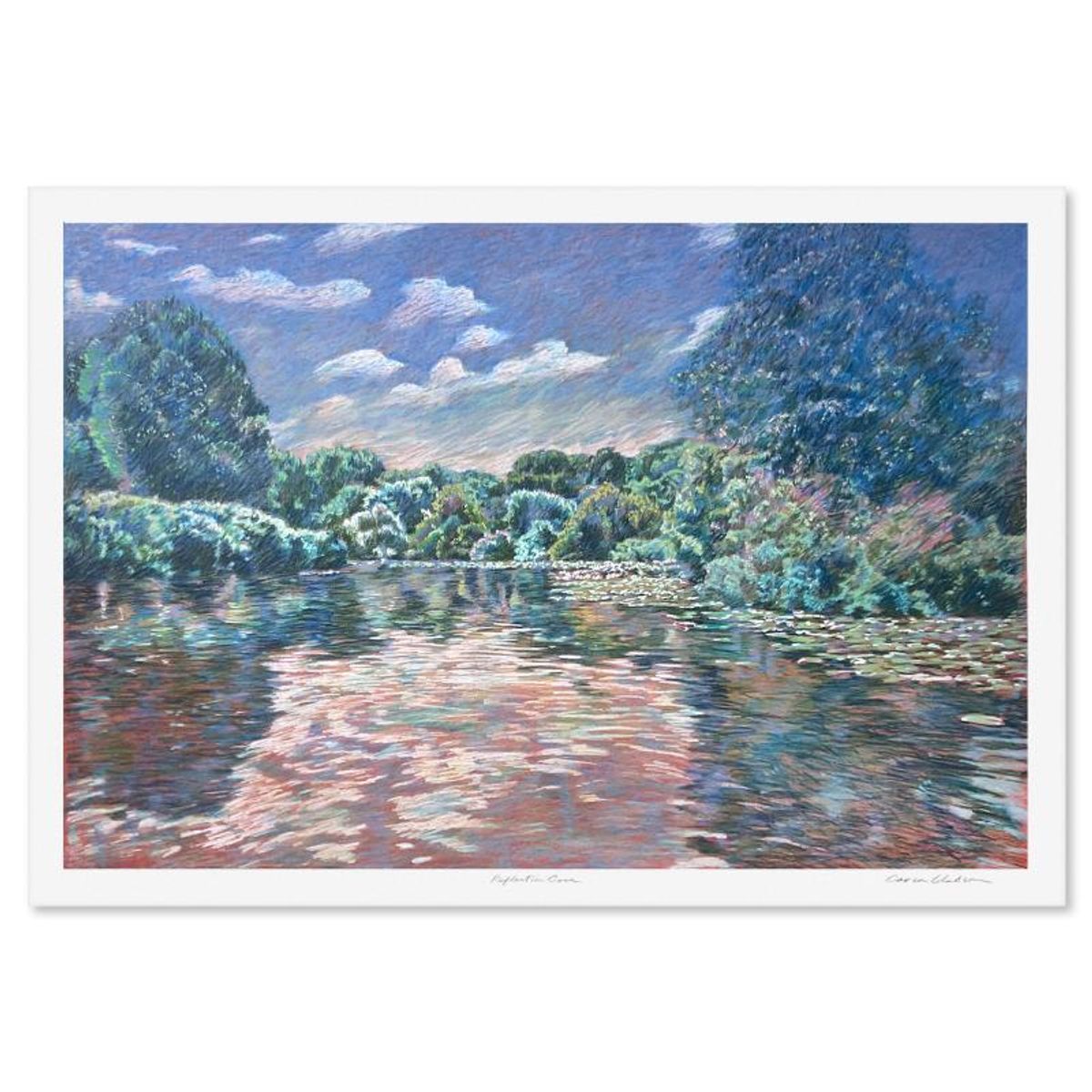 Carson Gladson (1940-2023), "Reflection Cove" Limited Edition Printers Proof Serigraph, Numbered and Hand Signed with Letter of Authenticity