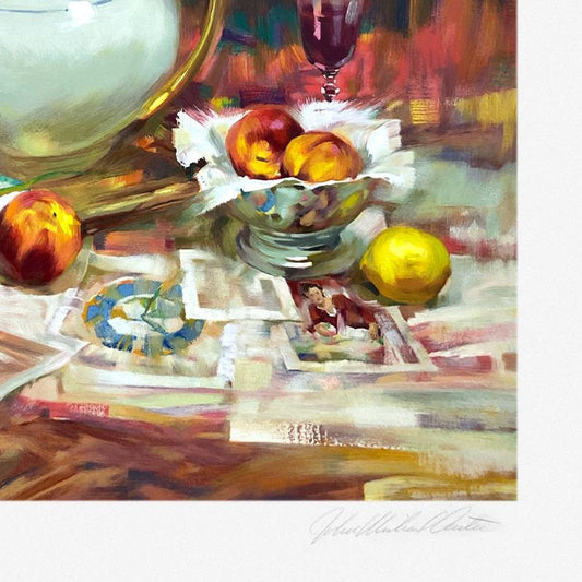 John Michael Carter, "Symphony with Lilies" Limited Edition Printer's Proof Serigraph, Numbered and Hand Signed with Letter of Authenticity