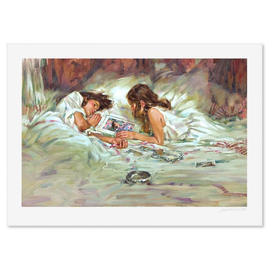 John Michael Carter, "Family Album" Limited Edition Printer's Proof Serigraph, Numbered and Hand Signed with Letter of Authenticity