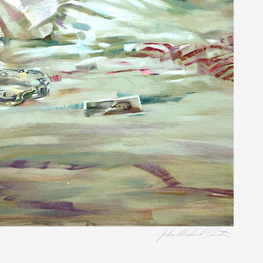 John Michael Carter, "Family Album" Limited Edition Printer's Proof Serigraph, Numbered and Hand Signed with Letter of Authenticity