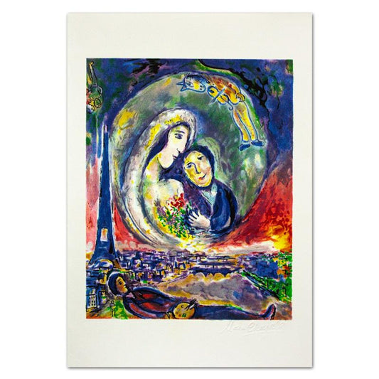 Marc Chagall (1887-1985), "Le Songe" Limited Edition Lithograph with Letter of Authenticity.