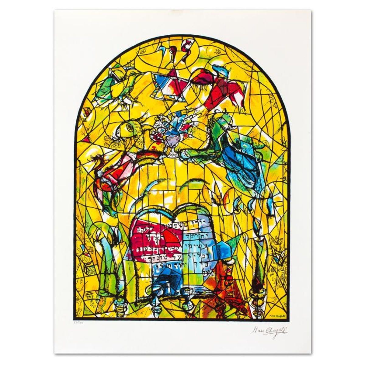 Marc Chagall (1887-1985), "Levi" Limited Edition Serigraph with Letter of Authenticity.