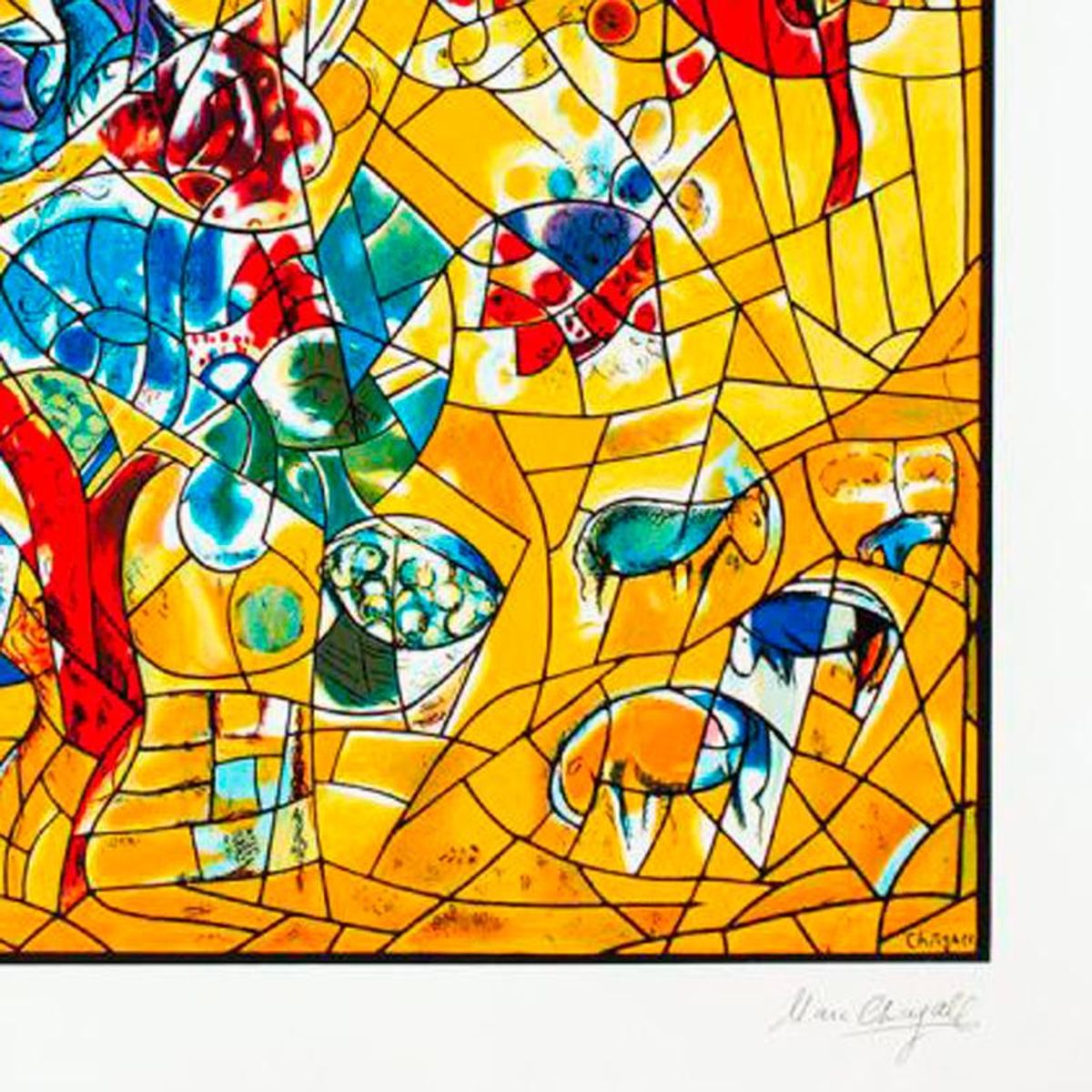 Marc Chagall (1887-1985), "Joseph" Framed Limited Edition Serigraph with Letter of Authenticity.