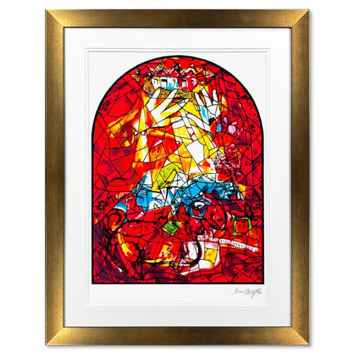 Marc Chagall (1887-1985), "Judah" Framed Limited Edition Serigraph with Letter of Authenticity.