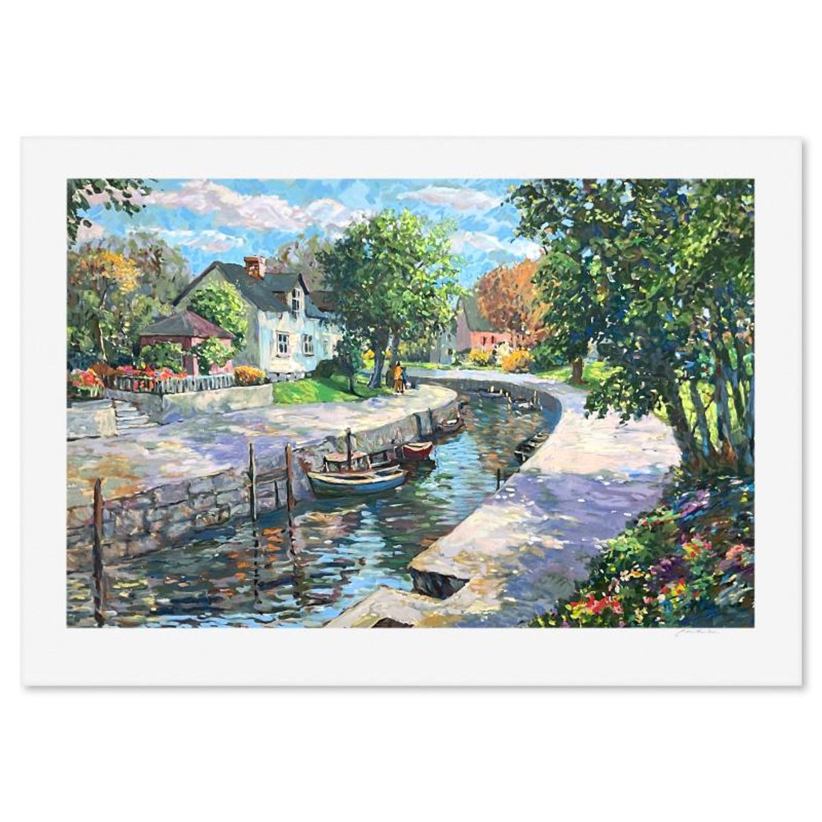Christian Title (1932-2020), "The Canal" Limited Edition Printer's Proof Serigraph, Numbered and Hand Signed with Letter of Authenticity