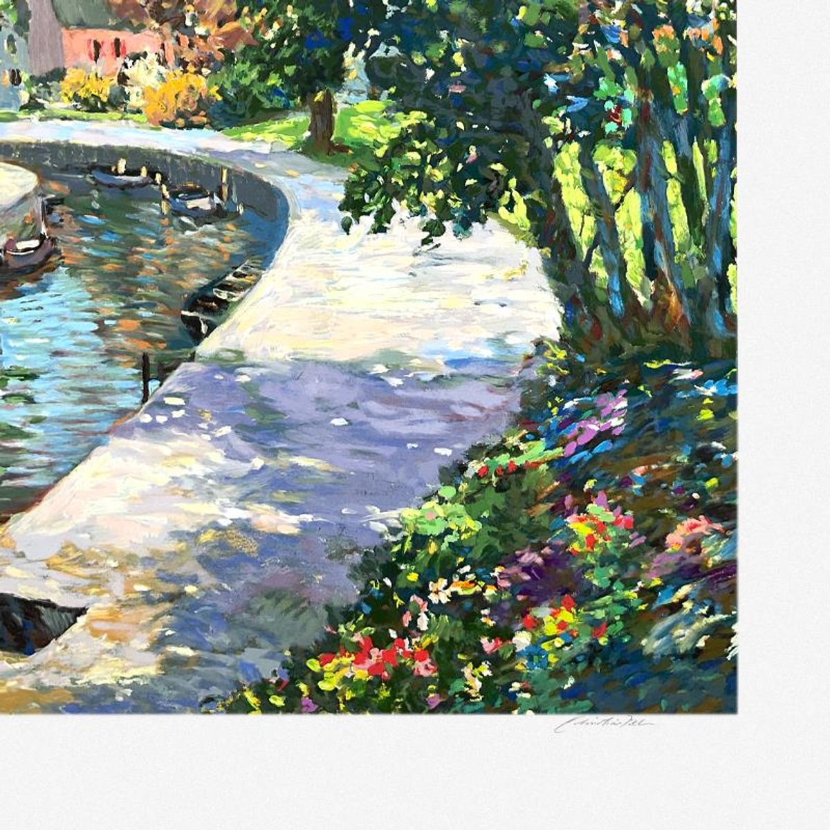 Christian Title (1932-2020), "The Canal" Limited Edition Printer's Proof Serigraph, Numbered and Hand Signed with Letter of Authenticity