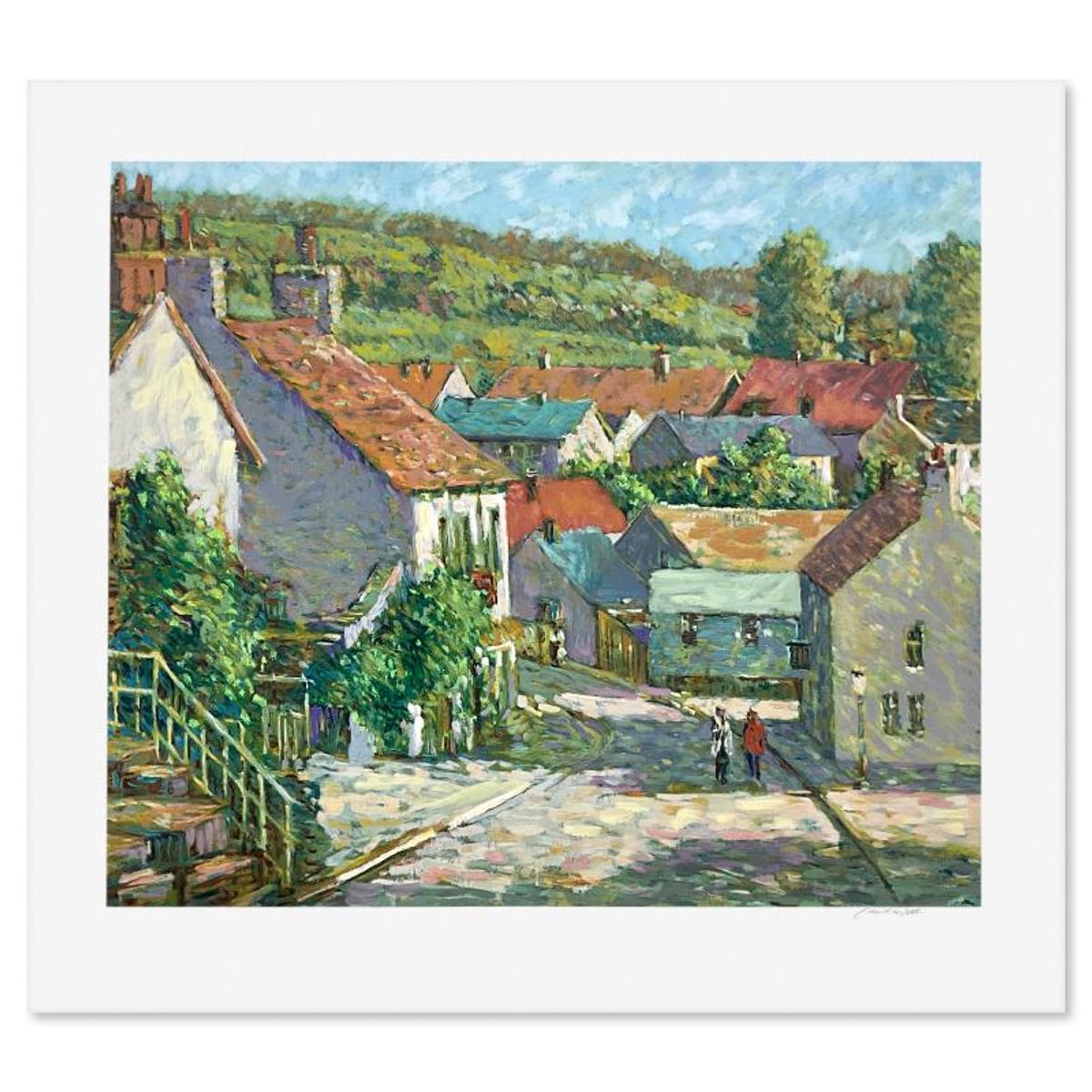Christian Title (1932-2020), "Quiet Village" Limited Edition Printer's Proof Serigraph, Numbered and Hand Signed with Letter of Authenticity