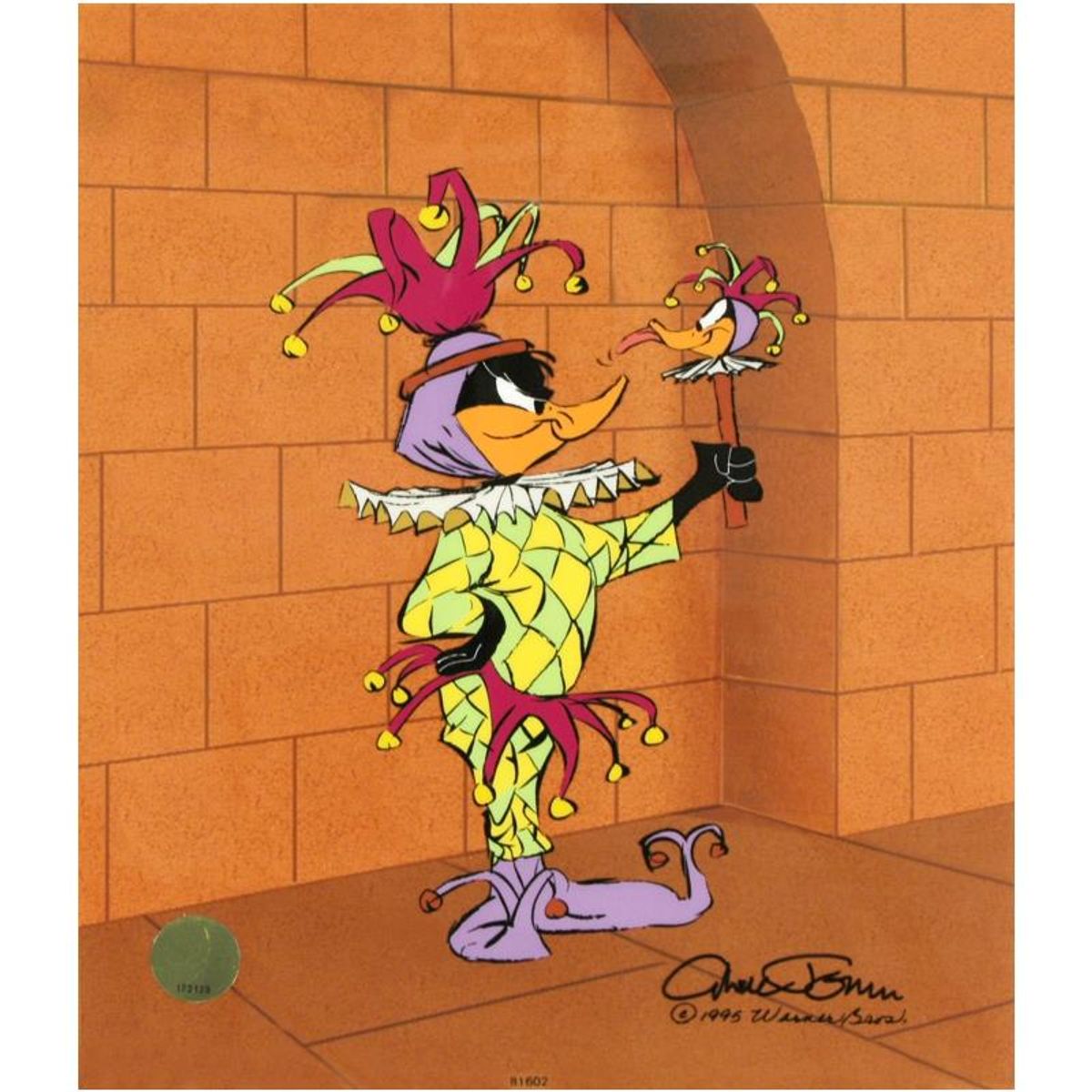 Rude Jester by Chuck Jones (1912-2002), Limited Edition Animation Cel with Hand Painted Color. Numbered and Hand Signed, with Certificate of Authenticity.