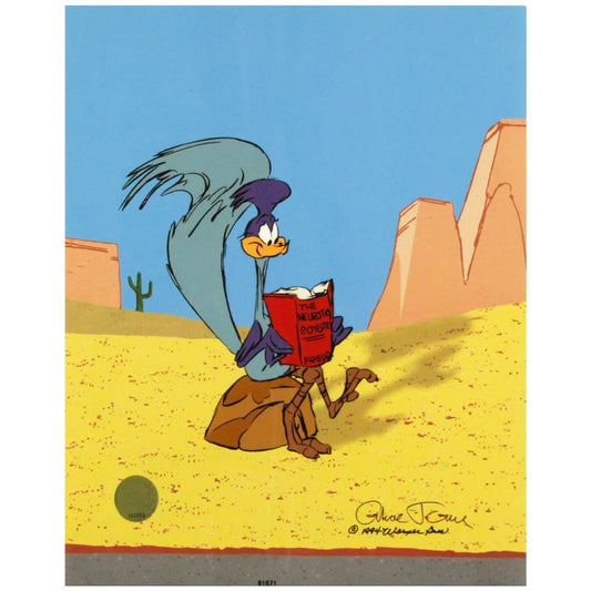 The Neurotic Coyote Sold Out. Limited Edition Animation Cel with Hand Painted Color. Numbered and Hand Signed by Chuck Jones (1912-2002) with Certificate of Authenticity.