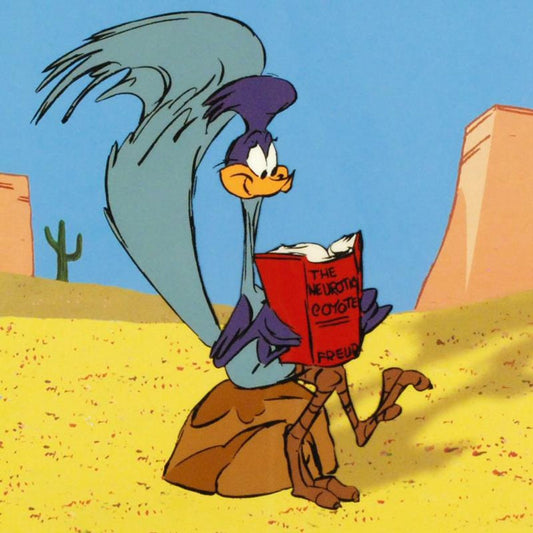 The Neurotic Coyote Sold Out. Limited Edition Animation Cel with Hand Painted Color. Numbered and Hand Signed by Chuck Jones (1912-2002) with Certificate of Authenticity.