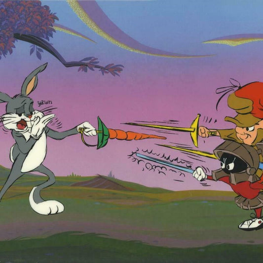 Chuck Jones "Foiled Again" Hand Signed, Hand Painted Limited Edition Sericel.