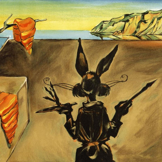 Chuck Jones "Persistence Of Carrots" Hand Signed Limited Edition Fine Art Stone Lithograph.