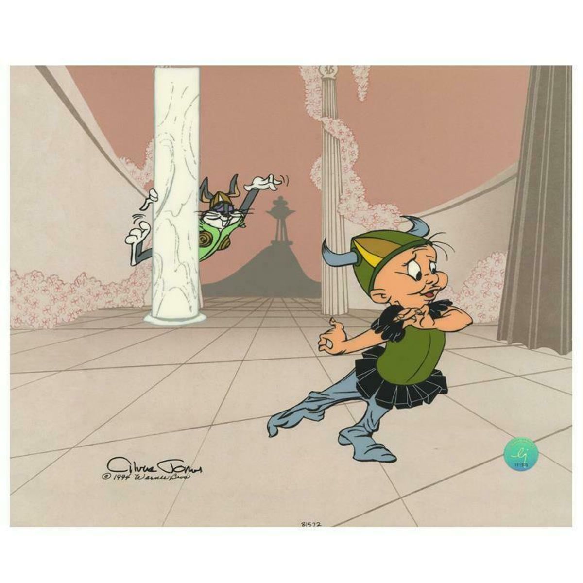 Chuck Jones (1912-2002) "What's Opera Doc? V" Hand Signed, Hand Painted Limited Edition Sericel.