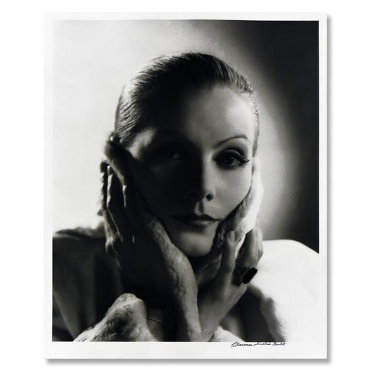 Clarence Sinclair Bull (1895-1979), "Greta Garbo" Limited Edition Photograph, Numbered and Stamp Signed with Official Clarence Sinclair Bull Stamp and Letter of Authenticity.
