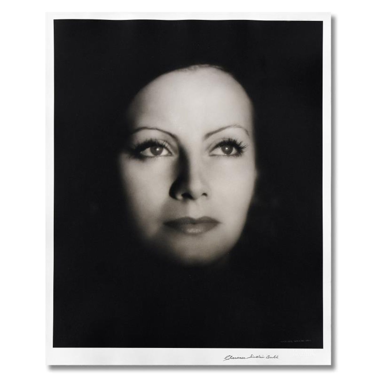 Clarence Sinclair Bull (1895-1979), "The Kiss" Limited Edition Photograph, Numbered and Stamp Signed with Official Clarence Sinclair Bull Stamp and Letter of Authenticity.