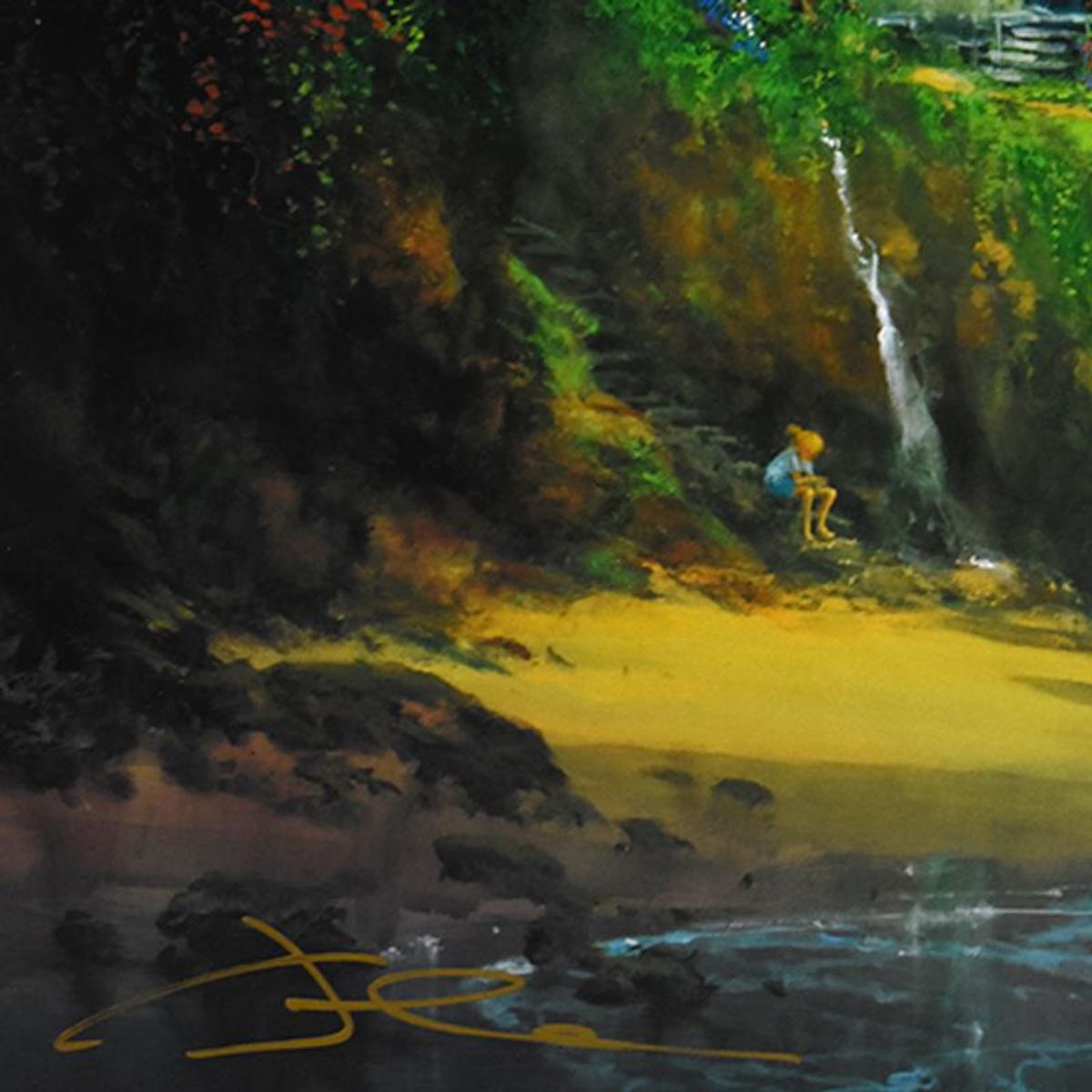 James Coleman, "Alone with Our Hearts" Limited Edition Lithograph, Numbered and Hand Signed with Letter of Authenticity.