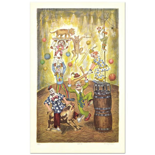 George Crionas (1925-2004), "Act II" Limited Edition Lithograph, Numbered and Hand Hand Signed with Letter of Authenticity.