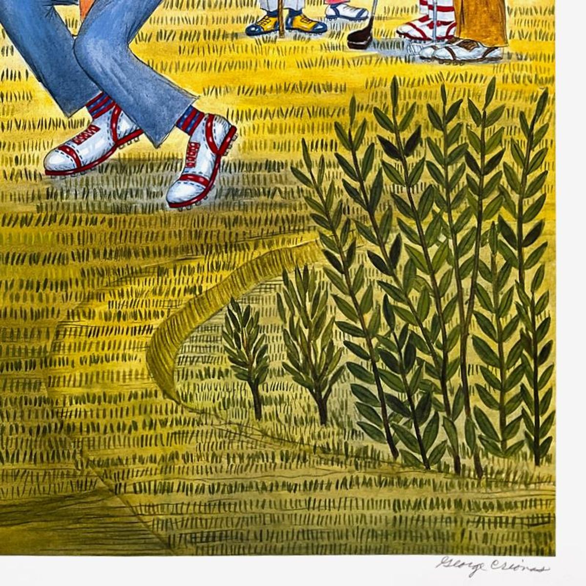 George Crionas (1925-2004), "Crotchshot" Limited Edition Lithograph, Numbered and Hand Signed with Letter of Authenticity