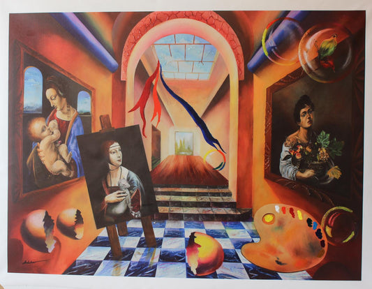 Alexander Astahov- Original Giclee on Canvas "The Artist"