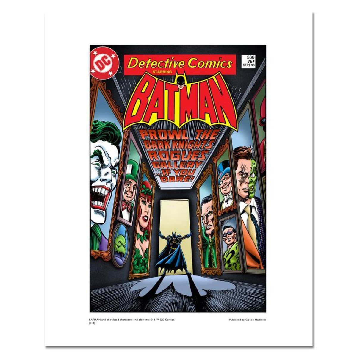 DC Comics, Batman "Rogues Gallery" Numbered Limited Edition Giclee with Certificate of Authenticity.