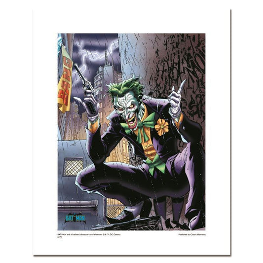 DC Comics, "Joker" Numbered Limited Edition Giclee with Certificate of Authenticity.