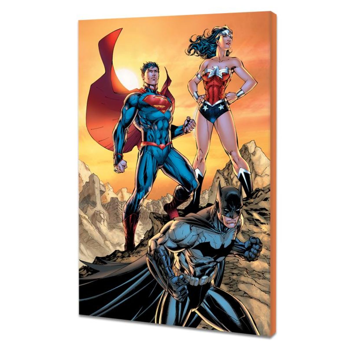 DC Comics, "DC Universe Rebirth" Numbered Limited Edition Giclee on Canvas by Jim Lee with COA.