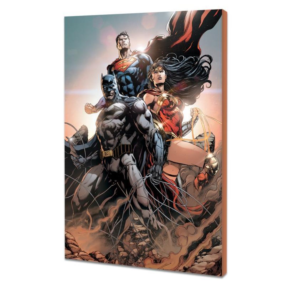DC Comics, "Trinity #1" Numbered Limited Edition Giclee on Canvas by Jason Fabok with COA.
