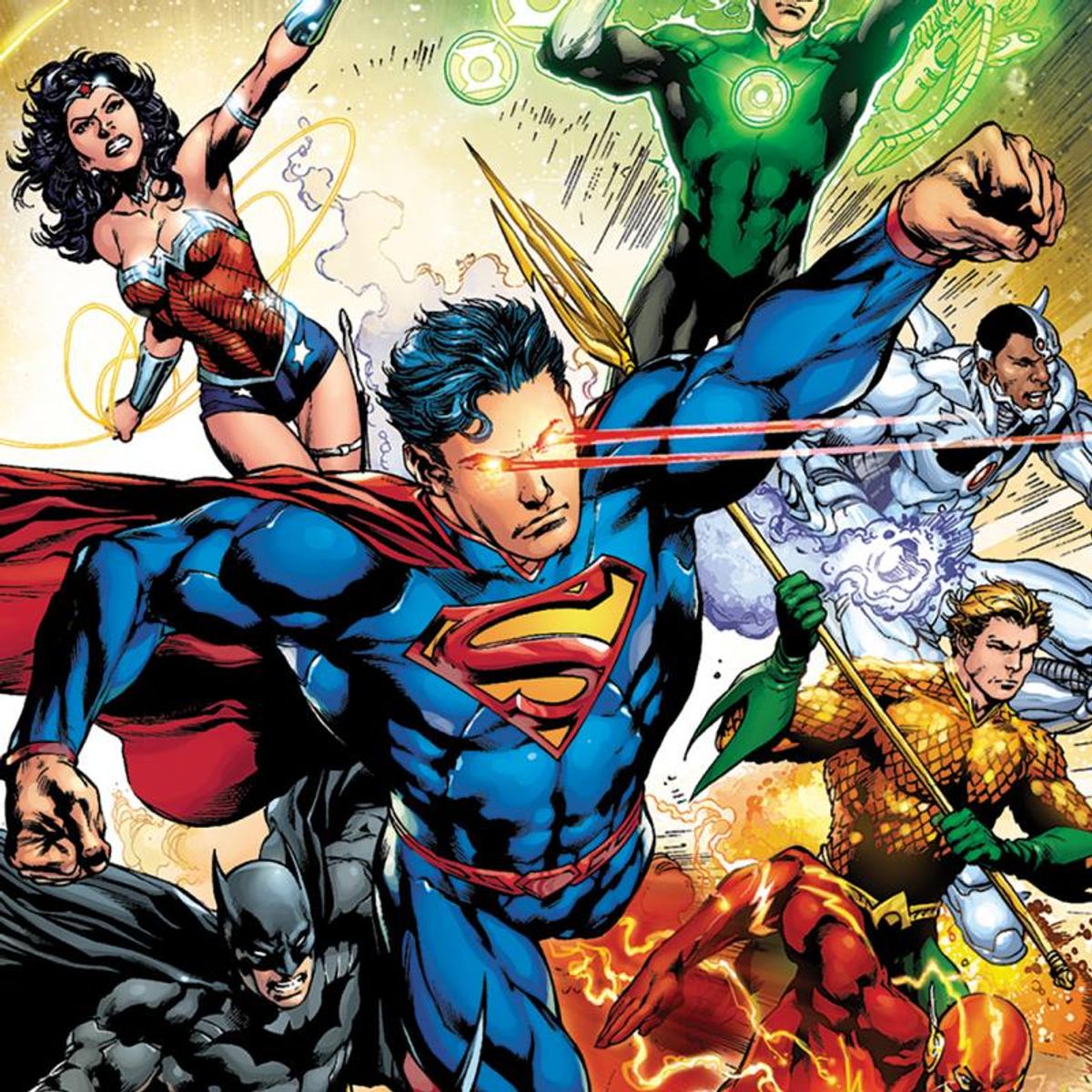 DC Comics, "Justice League #2" Numbered Limited Edition Giclee on Canvas by Ivan Reis with COA.