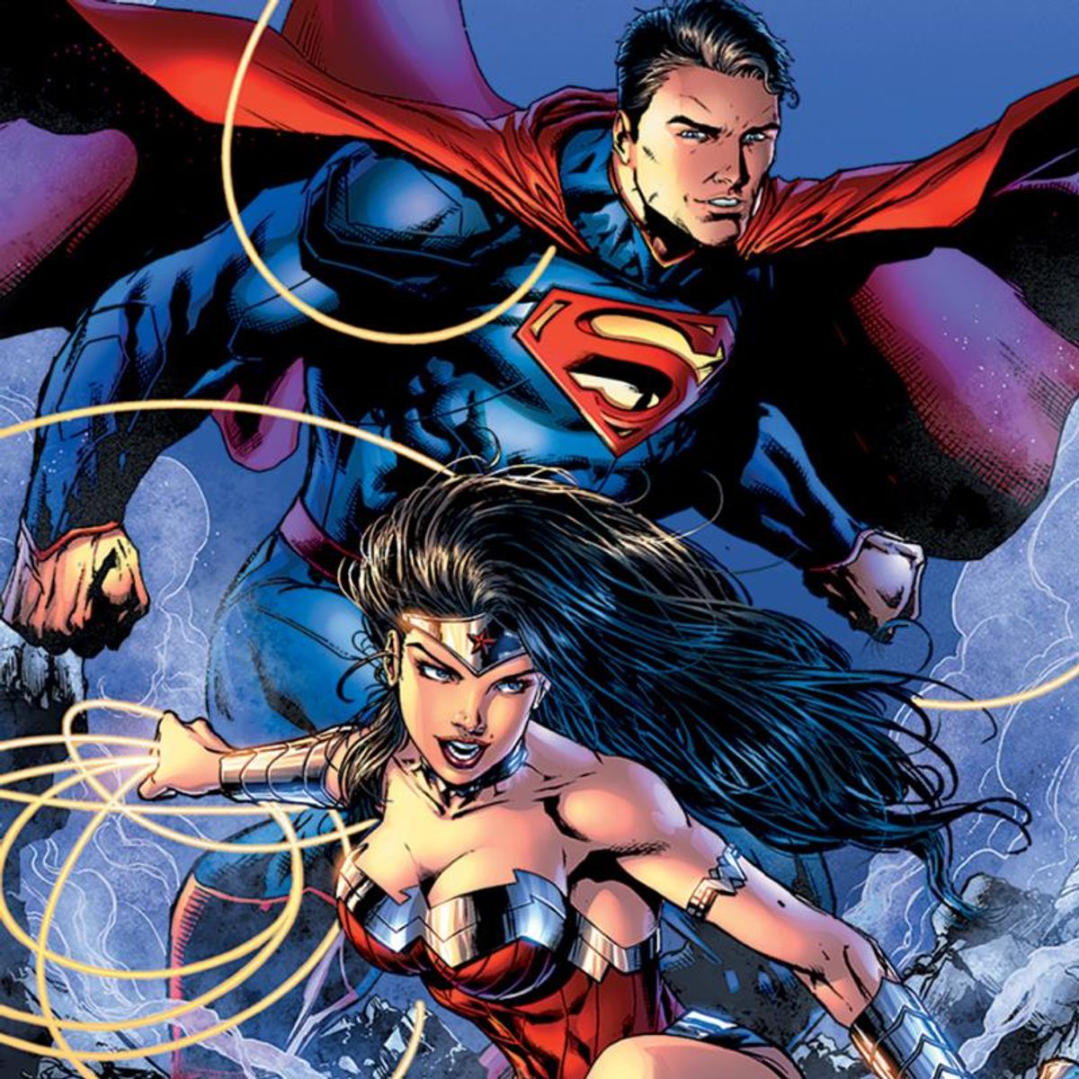 DC Comics, "Justice League (The New 52) #14" Numbered Limited Edition Giclee on Canvas by Jason Fabok with COA.