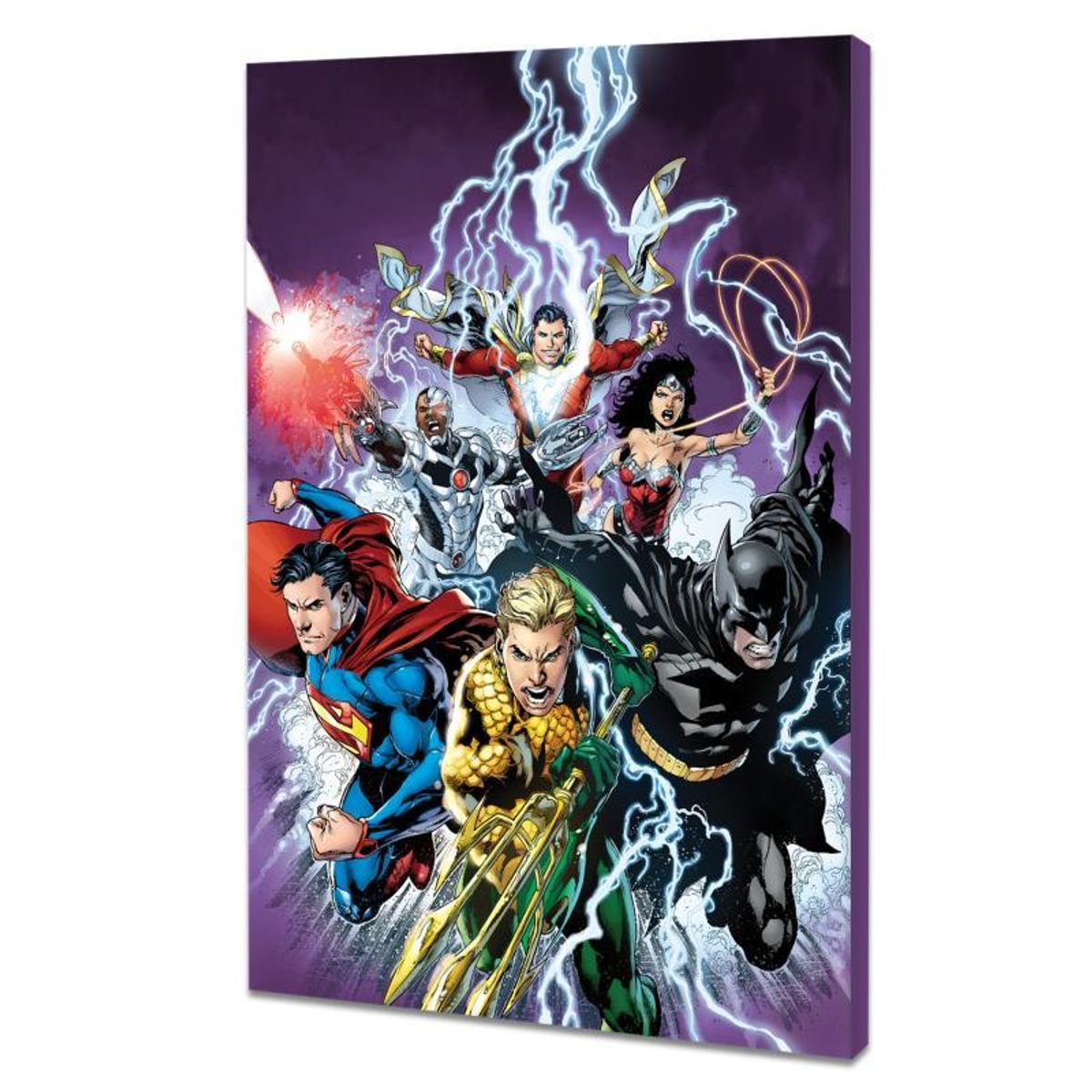 DC Comics, "Justice League #15" Numbered Limited Edition Giclee on Canvas by Ivan Reis with COA.