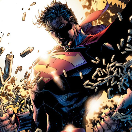 DC Comics, "Superman Unchained" Numbered Limited Edition Giclee on Canvas by Jim Lee with COA.