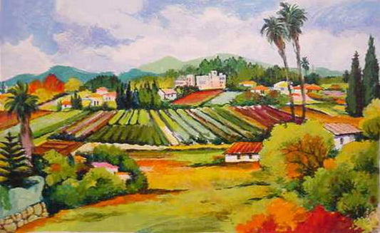 Zina Roitman- Original Serigraph "Provence"