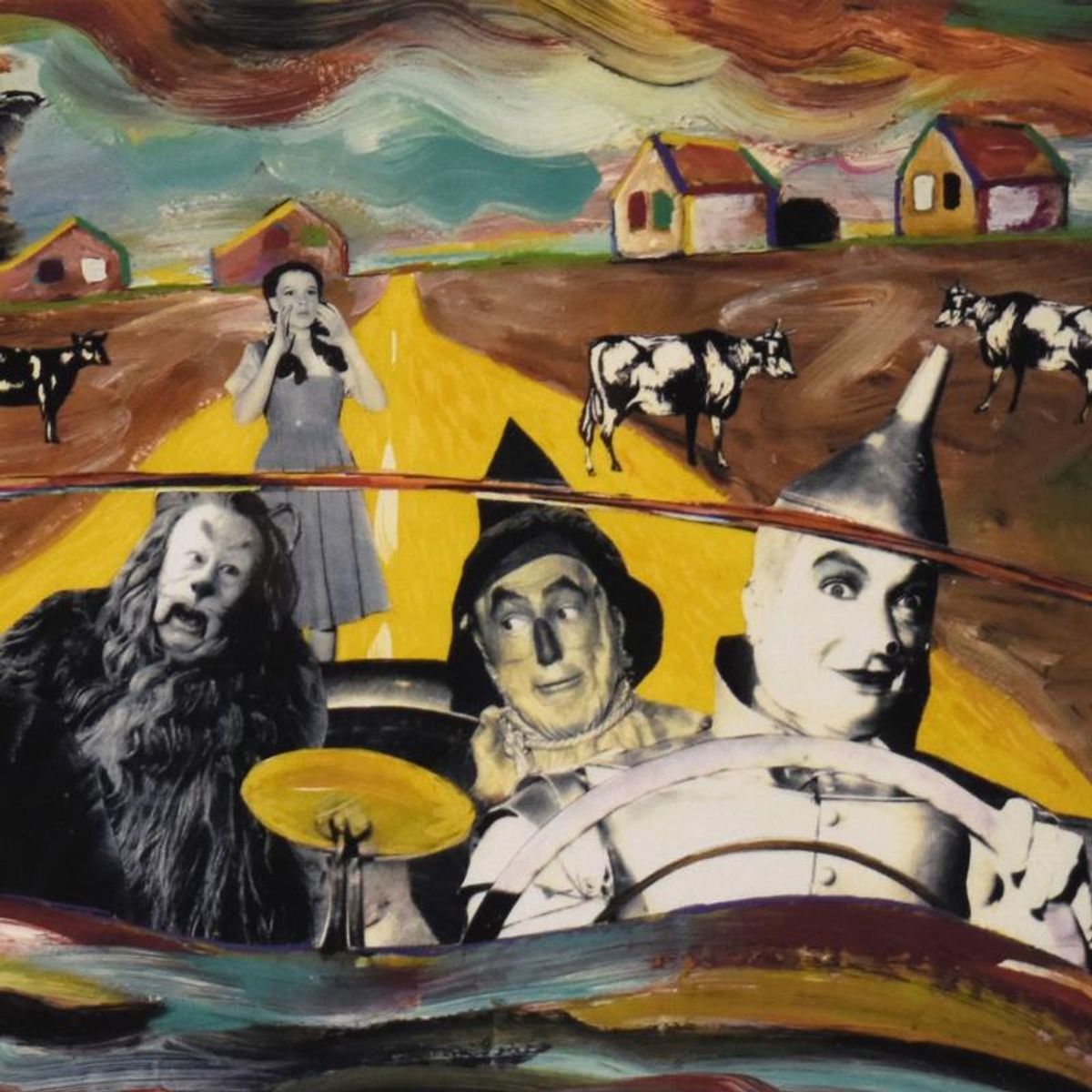 Nelson De La Nuez, "Ditching Dorothy" Framed Limited Edition Artist Proof, Numbered and Hand Signed with Letter of Authenticity.