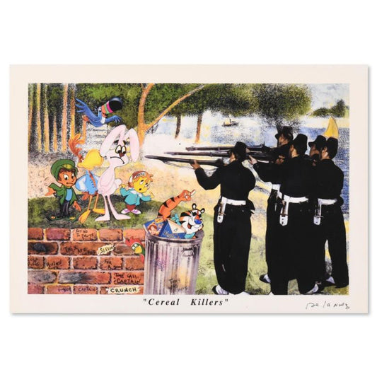 Nelson De La Nuez, "Cereal Killers" AP Limited Edition, Numbered and Hand Signed with Letter of Authenticity.