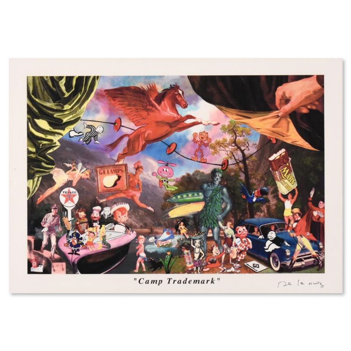 Nelson De La Nuez, "Camp Trademark" AP Limited Edition, Numbered and Hand Signed with Letter of Authenticity.