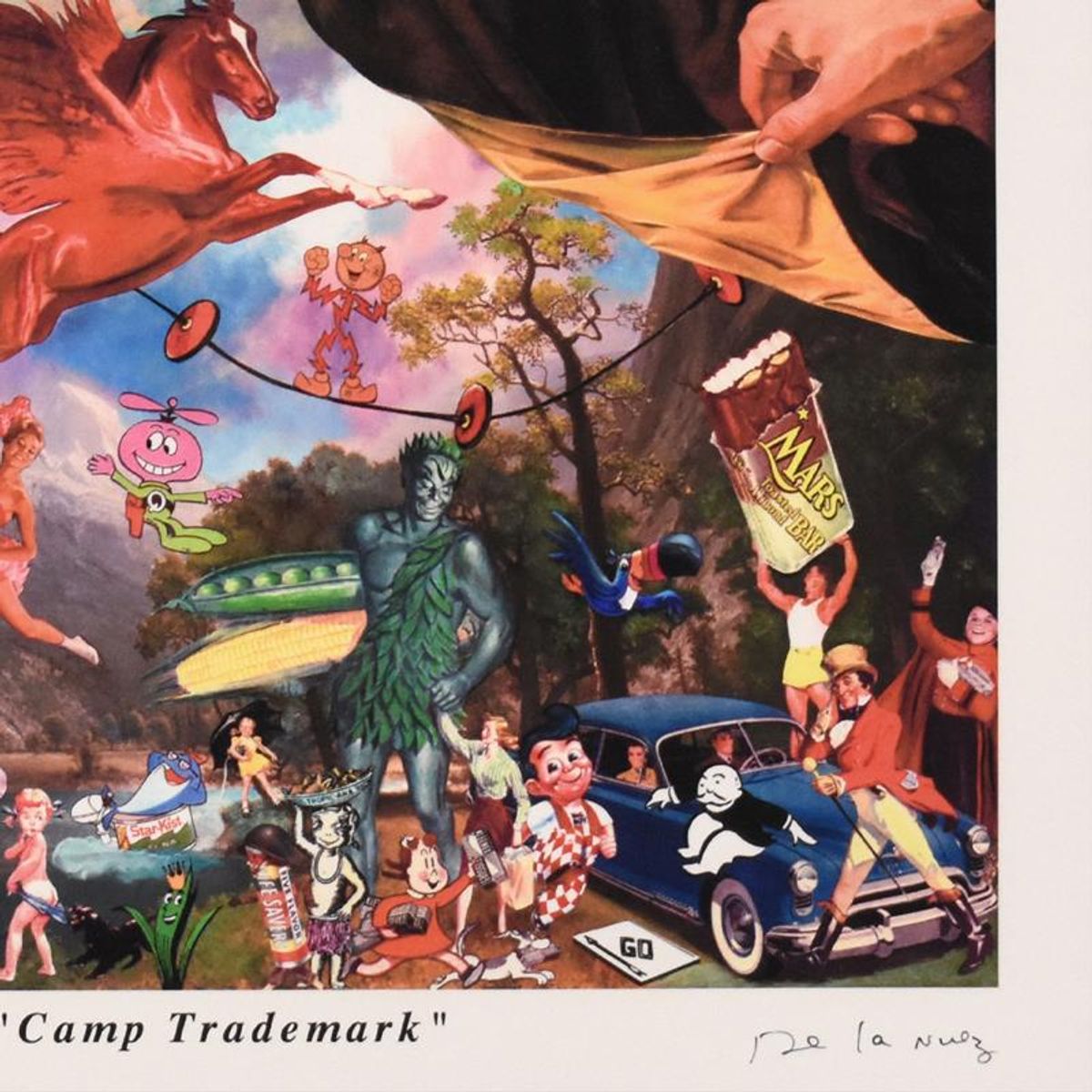 Nelson De La Nuez, "Camp Trademark" AP Limited Edition, Numbered and Hand Signed with Letter of Authenticity.