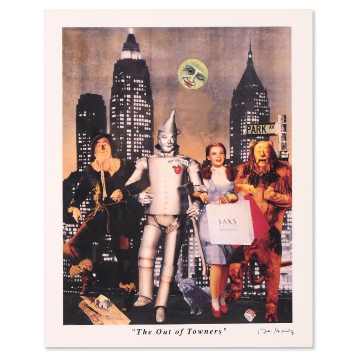Nelson De La Nuez, "The Out of Towner" AP Limited Edition, Numbered and Hand Signed with Letter of Authenticity.