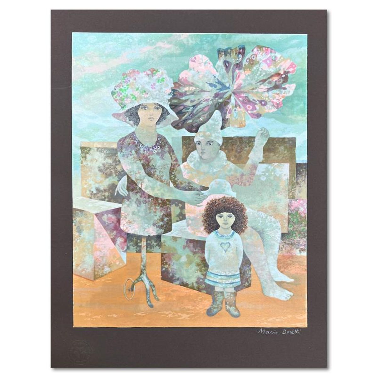 Mario Doretti, Limited Edition Serigraph, Hand Signed and Numbered with Letter of Authenticity.