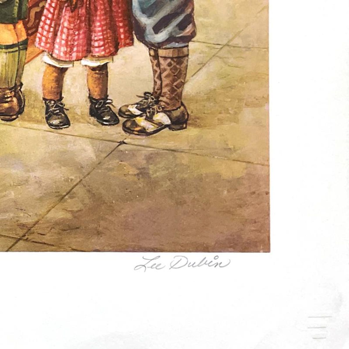 Lee Dubin, "Movie Night" Limited Edition Lithograph, Numbered and Hand Signed and Letter of Authenticity