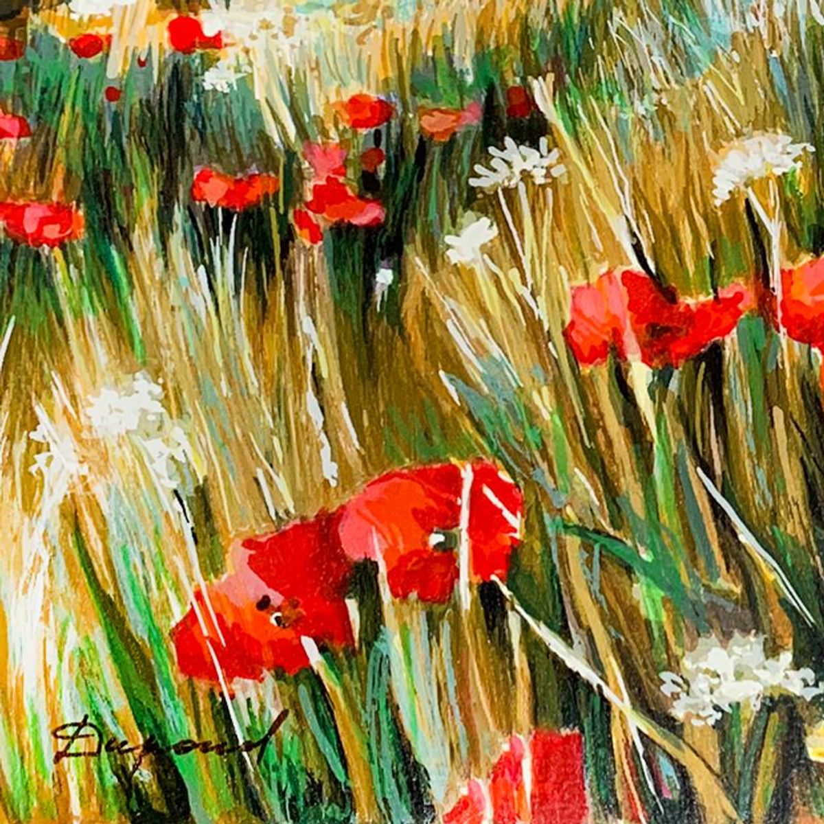 Yuri Dupond, "The Road Home" Hand Signed Limited Edition Serigraph on Paper with Letter of Authenticity.