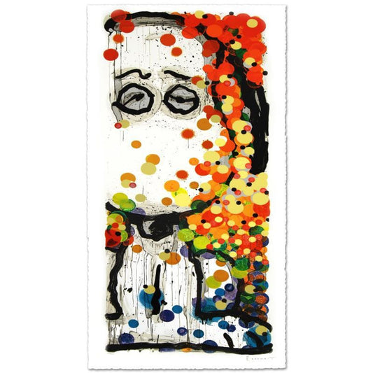 Beauty Sleep Limited Edition Hand Pulled Original Lithograph (20.5" x 54") by Renowned Charles Schulz Protege, Tom Everhart. Numbered and Hand Signed by the Artist, with Certificate of Authen