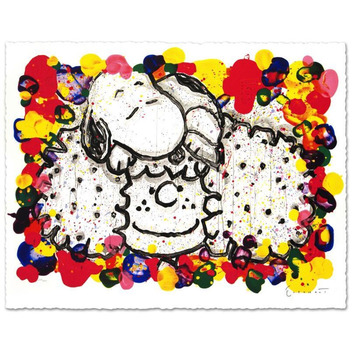 Why I Like Big Hair Limited Edition Hand Pulled Original Lithograph (37" x 27") by Renowned Charles Schulz Protege, Tom Everhart. Numbered and Hand Signed by the Artist, with Certificate of A