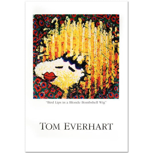 Bird Lips Fine Art Poster by Renowned Charles Schulz Protege Tom Everhart.