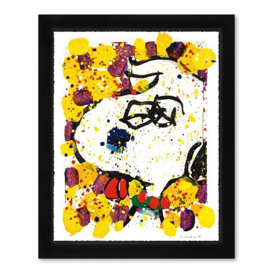 Tom Everhart, "Squeeze The Day - Wednesday" Framed Limited Edition Hand Pulled Original Lithograph. Hand Signed, with Letter of Authenticity.