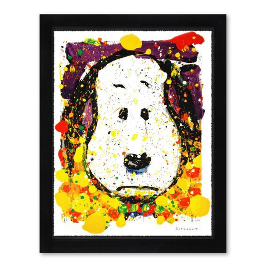 Tom Everhart, "Squeeze The Day - Thursday" Framed Limited Edition Hand Pulled Original Lithograph. Hand Signed, with Letter of Authenticity.