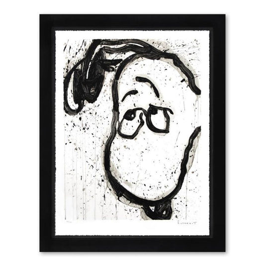 Tom Everhart, "I Can't Believe My Ears, Darling" Framed Limited Edition Hand Pulled Original Lithograph. Hand Signed, with Letter of Authenticity.