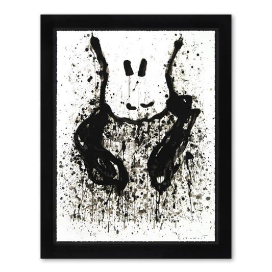 Tom Everhart, "Watchdog 6 O'Clock" Framed Limited Edition Hand Pulled Original Lithograph. Hand Signed, with Letter of Authenticity.