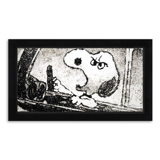 Tom Everhart, "Rage Rover" Framed Limited Edition Hand Pulled Original Lithograph. Hand Signed, with Letter of Authenticity.